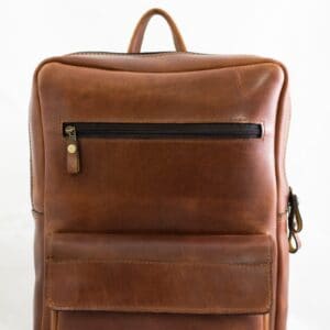 Business Leather Backpack (Single Colors)