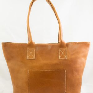 Leather Shopper Bag (Small Size)