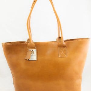 Leather Shopper Bag (Small Size)