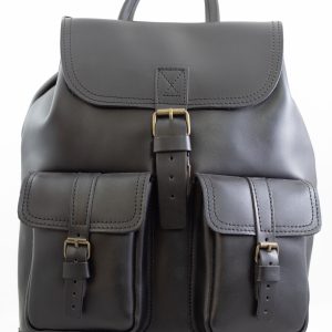 Rucksack Leather Backpack (Medium Size / Two Pockets)